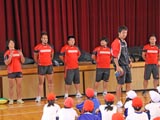 10/11 長太小学校タグラグビー指導講習会