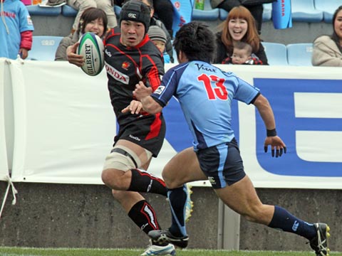 先制トライを奪った川添選手