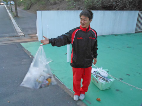 10月25日(木)　清掃風景