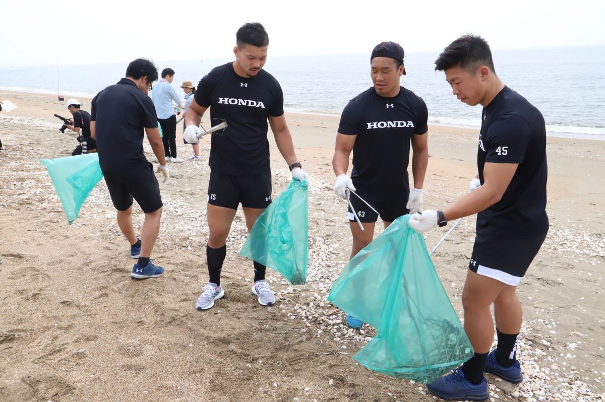 海岸清掃 及び ビーチでラグビーイベント開催のお知らせ　※6/10雨天時の対応について追記