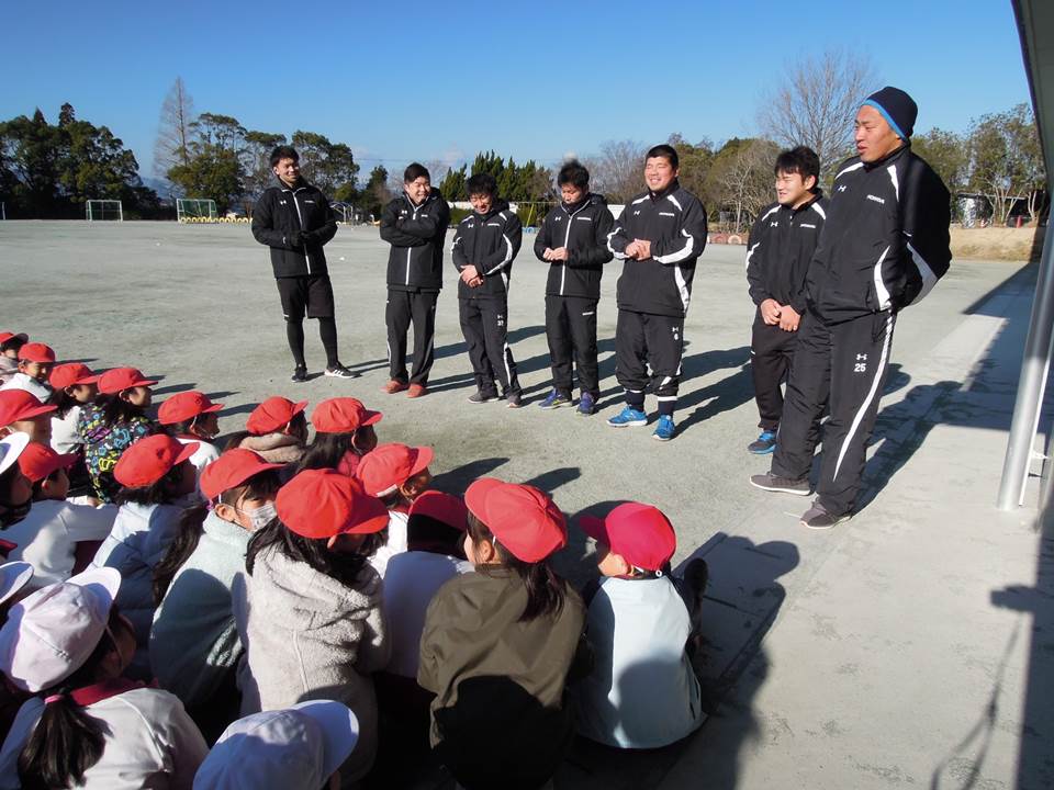 井田川小学校で普及活動しました