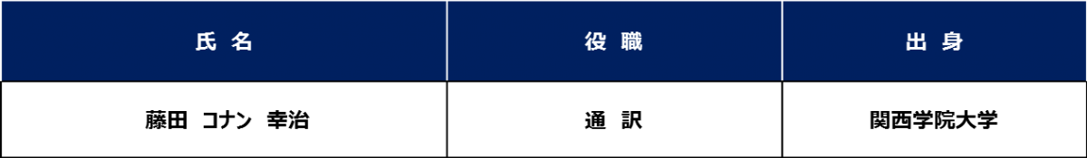 新加入スタッフのお知らせ