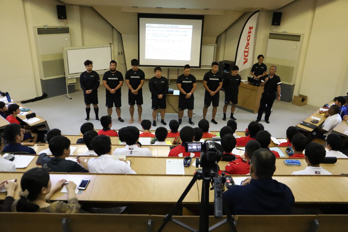 三重県U-16世代のラガーマンにラグビークリニックを実施しました